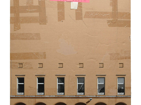 Evol, Alte Schule, 2018, spray paint on cardboard, 102x85 cm. 