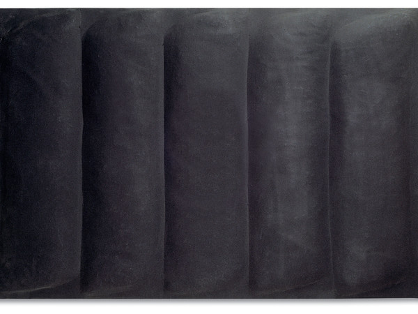 Agostino Bonalumi, Nero, 1959, 60x90 cm. Tela estroflessa e tempera vinilica