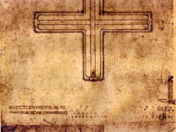 Mies van der Rohe, Il Pilastrino cruciforme realizzato a Barcellona nel 1929