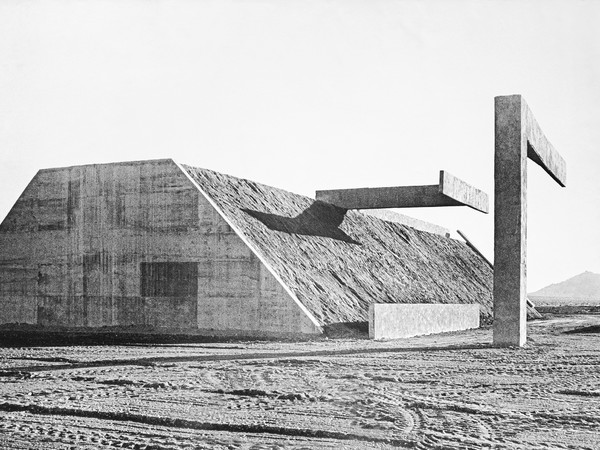 Michael Heizer, Nevada complex one, 1972, print on paper, cm. 13x21