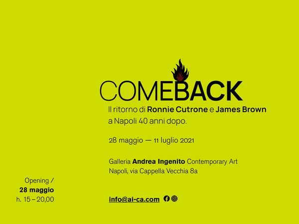 Comebak. Il ritorno di Ronnie Cutrone e James Brown a Napoli 40 anni dopo.