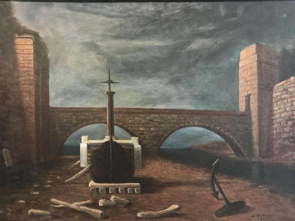 Arturo Nathan, Il cantiere, 1931. Galleria Torbandena, Trieste