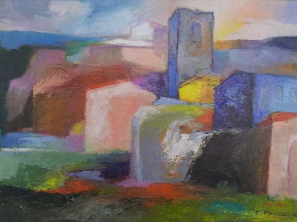 Ernesto Piccolo, Paesaggio, 2012, olio su tela, cm. 35x50