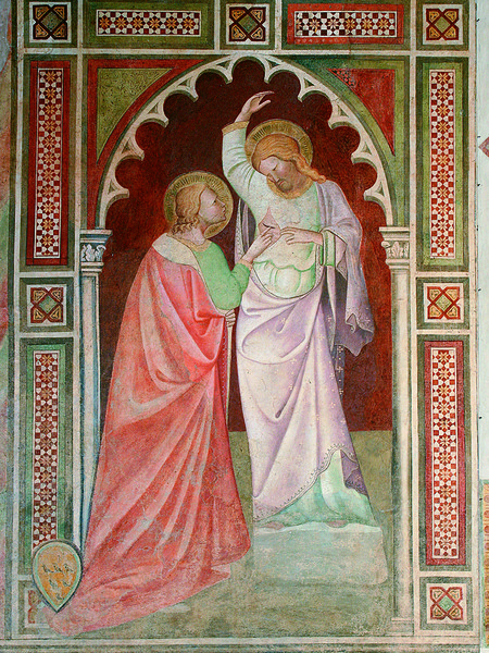 Attr. a Bartolomeo di Fruosino (Firenze, 1366 o 1369-1441) Incredulità di san Tommaso 1415-1420 Affresco staccato