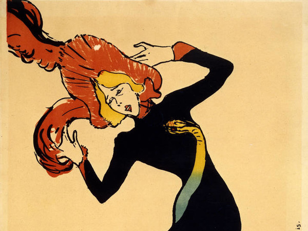 Henri de Toulouse-Lautrec, Jane Avril, 1899, litografia a colori, manifesto