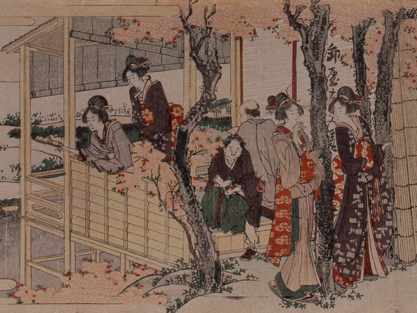 Katsushika Hokusai, Rest House in Kanda Myōjin Shrine, The Sumida Hokusai Museum Collection | Courtesy of the Sumida Hokusai Museum, Tokyo