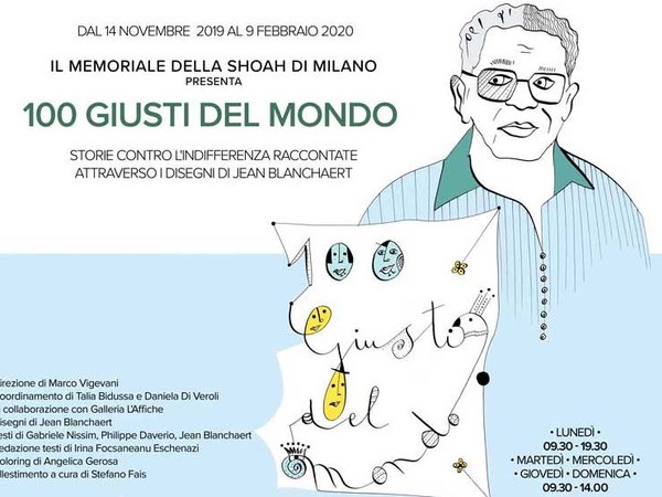 100 giusti del mondo, Memoriale della Shoah, Milano