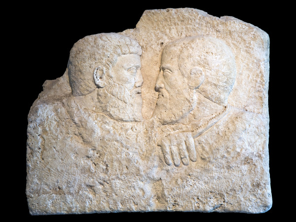 Relief showing the embrace between Peter and Paul