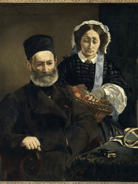 Édouard Manet, Portrait de M. et Mme M (Ritratto del signore e della signora Manet), 1860, olio su tela, 111,5x91 cm, Parigi, Musée d’Orsay