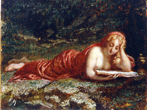 Daniele Ranzoni, La maddalena, 1871 circa. Olio su tela, 45 x 56 cm