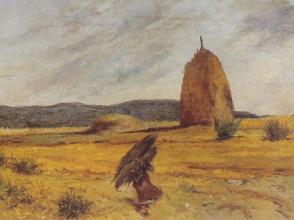 Giovanni Fattori, La fascinaia a Castiglioncello, 1903-1907, olio su tela