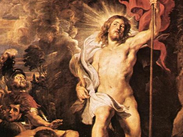 Pieter Paul Rubens, Resurrezione di Cristo, 1611-1612, Olio su tavola, 138 x 98 cm, Anversa, Cattedrale di Nostra Signora