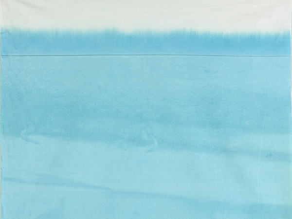 Antonio Scaccabarozzi, Immersione, 1980, immersione azzurra, 53x64 cm. 