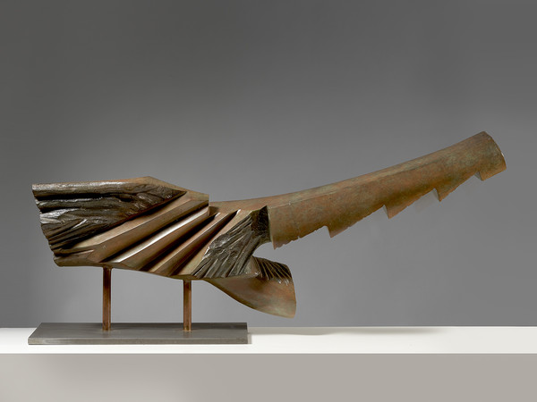 Guido_Pinzani, Nuotatrice, 1990, bronzo, esemplare unico, cm. 42x93x18