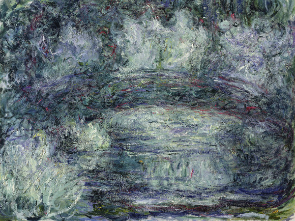 Claude Monet (1840 - 1926), Il ponte giapponese, 1918-1919 circa, Olio su tela, 74 x 92 cm, Parigi, Musée Marmottan Monet, Lascito Michel Monet, 1966, Inv. 5177 | © Musée Marmottan Monet, Académie des Beaux-Arts, Paris