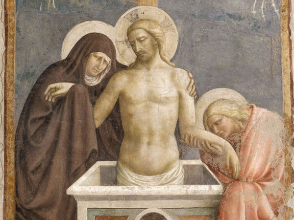 Masolino da Panicale, <em>Compianto su Cristo morto</em> (dett.), Museo della Collegiata di Sant’Andrea, Empoli. inv. 95 I Ph. Rabatti e Domingie