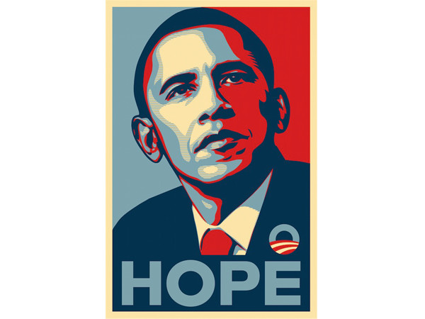 Shepard Fairey OBEY, Barack Obama Democratic HOPE Election Poster, 2008 | © Shepard Fairey