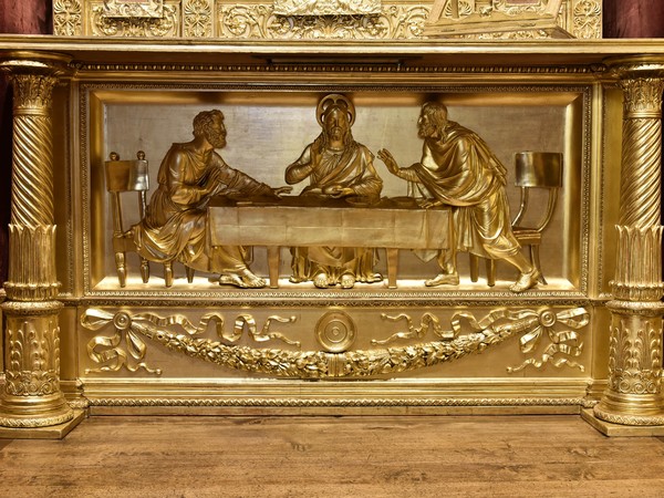 Altare dopo il restauro, Cappella Carlo Alberto, Palazzo Reale, Torino