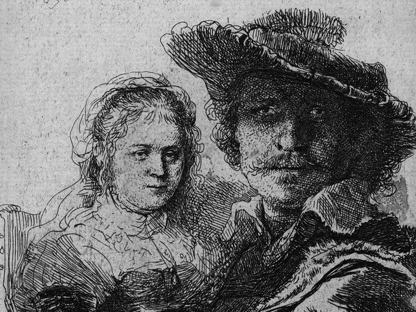 Rembrandt, <em>Autoritratto con Saskja</em>