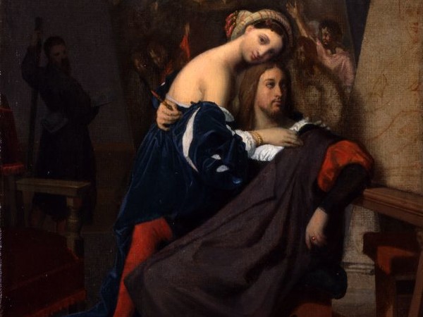 <span class="highlight">Jean-Auguste-Dominique Ingres, </span><em>Raffaello e la Fornarina</em>, 1848, Olio su tela, 27.31 x 35.56 cm, Columbus museum of art, Ohio | Bequest of Frederick W. Schumacher <span class="highlight">Jean-Auguste-Dominique Ingres, </span><em>Raffaello e la Fornarina</em>, 1848, Olio su tela, 27.31 x 35.56 cm, Columbus museum of art, Ohio | Bequest of Frederick W. Schumacher