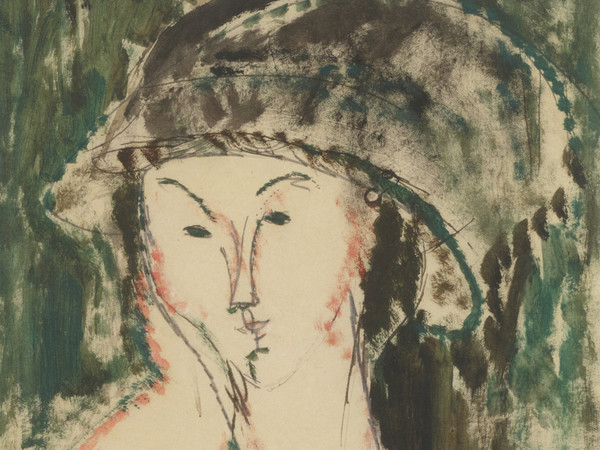 Amedeo Modigliani (Livorno,1884 - Parigi, 1920), Ritratto di Beatrice Hastings, 1915