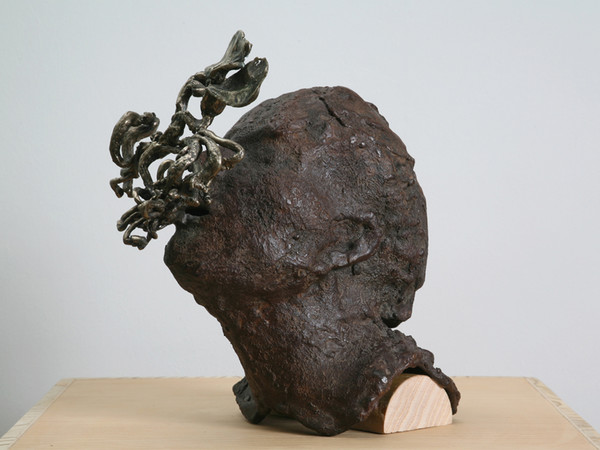 Kiki Smith, Untitled (Head with Mushrooms Breath), 1995