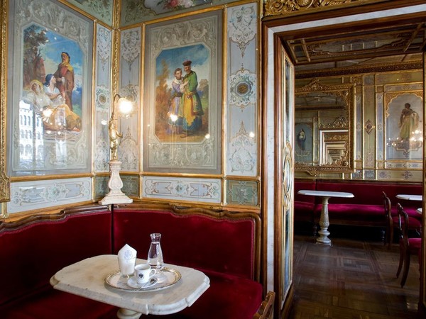 Caffè Florian (interno), Venezia.