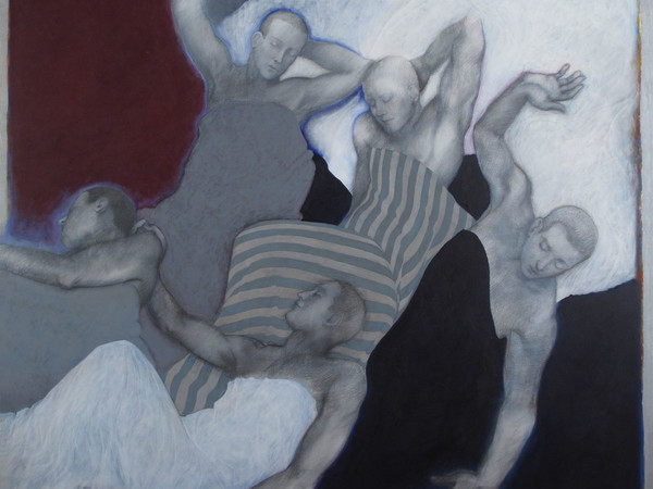 Marta Czok, Senza titolo, 2009, acrilico, grafite e gesso su tela, cm. 100x120