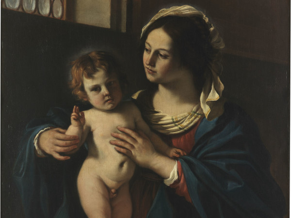 Giovanni Francesco Barbieri, detto il Guercino (Cento, 1591 - Bologna, 1666), <em>Madonna col Bambino benedicente</em>, 1629, Olio su tela, Cento, Pinacoteca Civica
