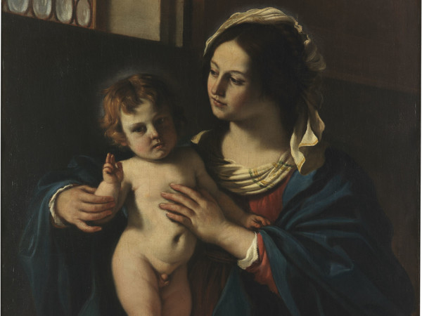 Giovanni Francesco Barbieri, detto il Guercino (Cento, 1591 - Bologna, 1666), Madonna col Bambino benedicente, 1629, Olio su tela, Cento, Pinacoteca Civica