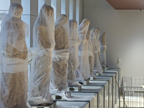 Statue del Campanile di Giotto, allestimento del nuovo Museo dell'Opera del Duomo Firenze. Picture by Claudio Giovannini. Courtesy of © Museo dell'Opera del Duomo Firenze, 2015