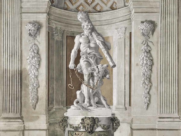 Giandomenico Tiepolo, Ercole con Cerbero incatenato