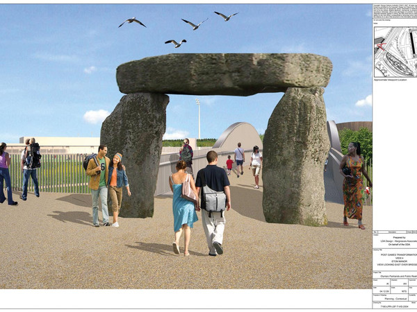 Jeremy Deller, Proposal for the Olympic Park Gateways, 2010