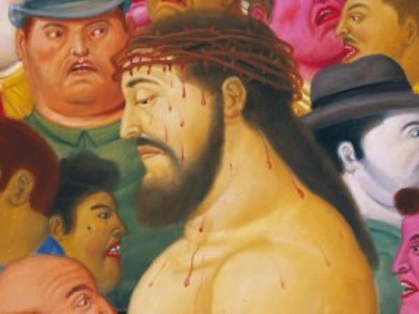 Botero. Via Crucis. La Passione di Cristo, Palazzo delle Esposizioni, 13 febbraio - 1 maggio 2016 | Fernando Botero, Jesús y la multitud, 2010, Museo de Antioquia, Medellín