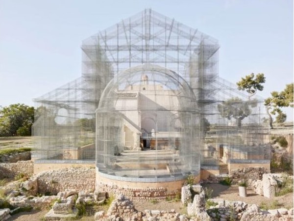 Premio speciale alla Committenza Soprintendenza Archeologica della Puglia e Segreteria Regionale MiBAC - Edoardo Tresoldi "Dove l'arte ricostruisce il tempo", Basilica di Siponto, Manfredonia, Foggia, Italia, 2016