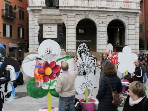 Giardino artistico. Fior di Città. Pisa in Fiore