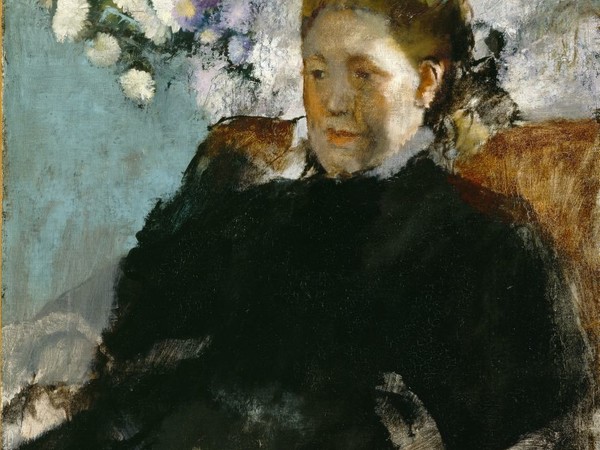 Edgar Degas, Ritratto di donna, 1877. Olio su tela, 64,8 × 53,3 cm. Detroit Institute of Arts