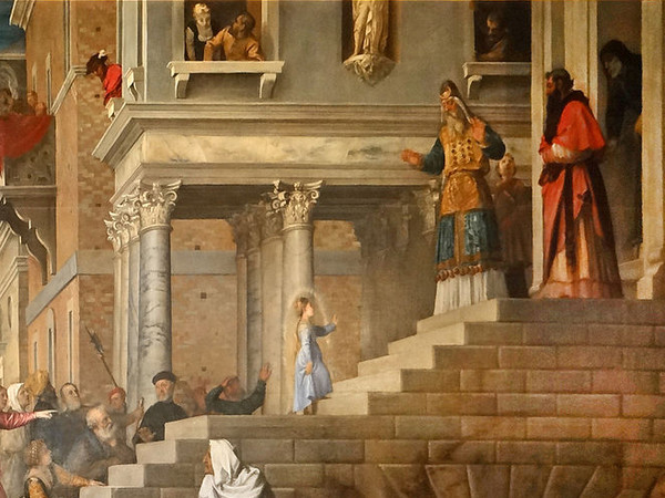 Tiziano Vecellio (1490 - 1576), Presentazione di Maria al Tempio, 1534-1538, Venezia, Gallerie dell’Accademia