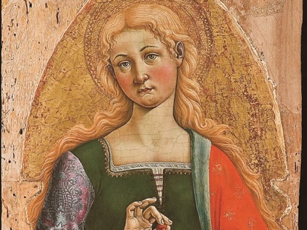 Piermatteo Lauro de’ Manfredi da Amelia (Amelia, 1445/48 - 1506 ca.), Santa Maria Maddalena, 1481, tavola. Altenburg, Lindenau-Museum