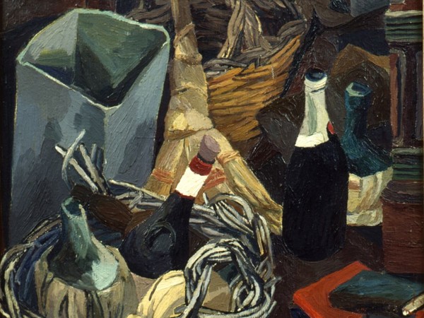 Renato Guttuso, Un angolo dello studio di via Pompeo Magno, 1941-42. Olio su tela, cm 79x64,5. Udine, Casa Cavazzini Museo d’Arte Moderna e Contemporanea 