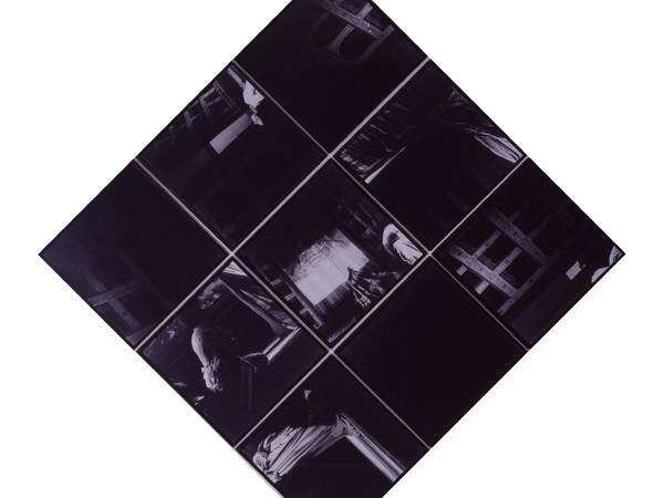 Giulio Paolini, Comédie Italienne, 1984, Collage su fotografie incorniciate, Nove elementi incorniciati 51 x 51 cm ciascuno, Misure complessive 225 x 225 cm | Foto: Michele Alberto Sereni