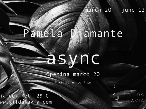 Pamela Diamante. async, Galleria Gilda Lavia, Roma