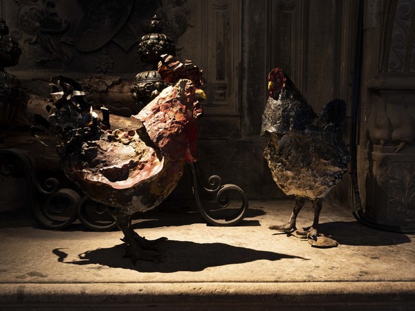 Toni Zuccheri, Di galli e galline, upupe, civette e altri animali, Museo Bagatti Valsecchi, Milano