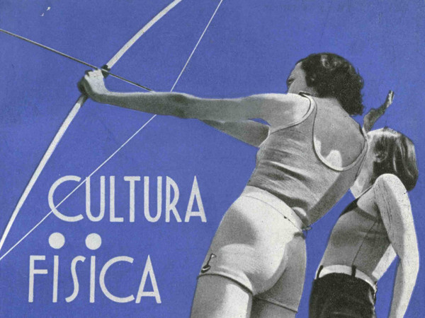 Copertina di libro realizzata da Poggi Longostrevi, Cultura fisica della donna, 1933 | Courtesy of Fondazione Cirulli