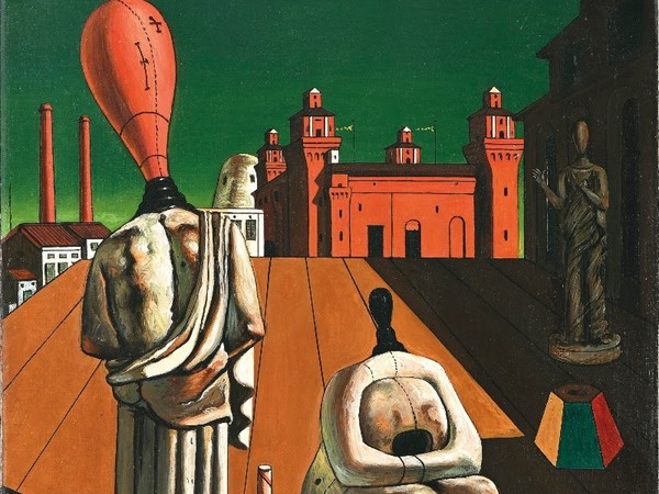 Particolare opera Giorgio de Chirico 