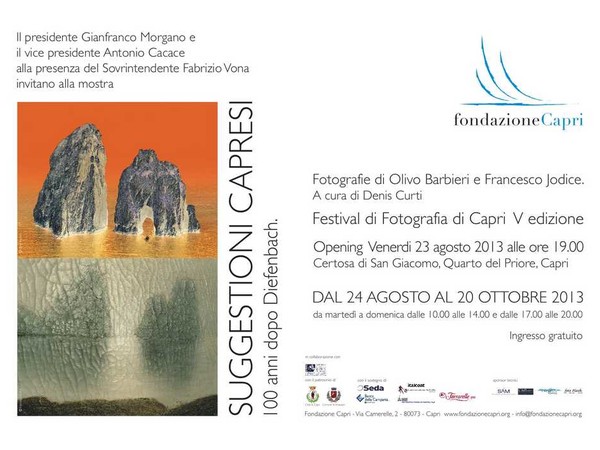 Francesco Jodice, Olivo Barbieri. Suggestioni Capresi. 100 anni dopo Diefenbach, Capri