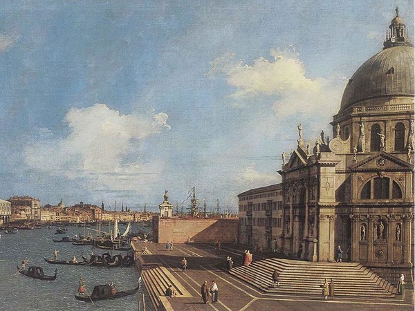 Canaletto, Entrata nel Canal Grande dalla Basilica della Salute