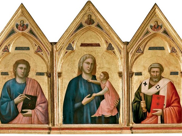 Giotto, Polittico di Badia, 1295-1300. Tempera e oro su tavola, dalla Chiesa di Badia (Firenze). Firenze, Galleria degli Uffizi. Ex Soprintendenza Speciale per il PSAE e per il Polo Museale della Città di Firenze/ Galleria degli Uffizi, Gabinetto Fotografico/(Antonio Quattrone)