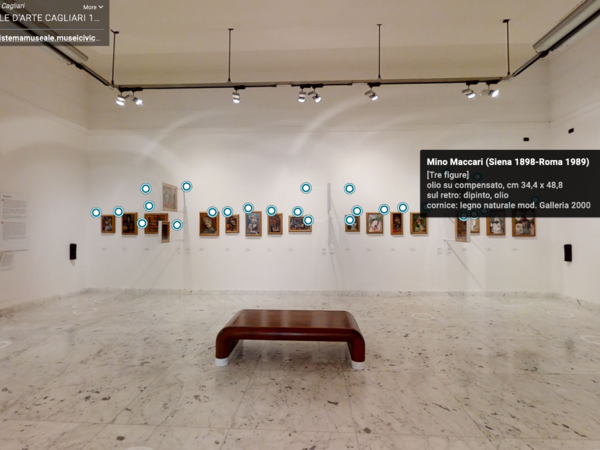 Virtual Tour Sala Maccari, Galleria Comunale d’Arte, Cagliari