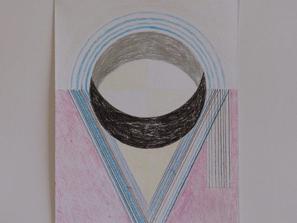 Mark Cullen, Albuciere Halo, 2021. Coloured pencil on paper, 27x20 cm.